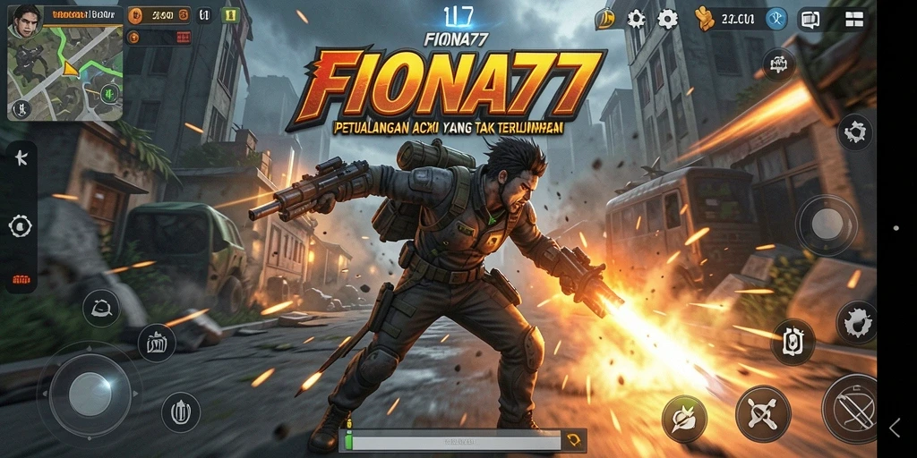 Tampilan gameplay seru dan menarik dari FIONA77.