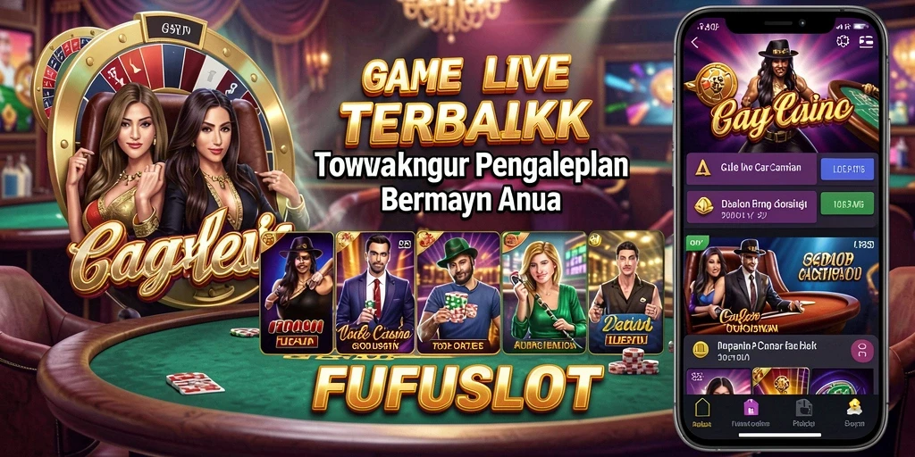 Tampilan gameplay Live Casino yang mengasyikkan di FUFUSLOT.