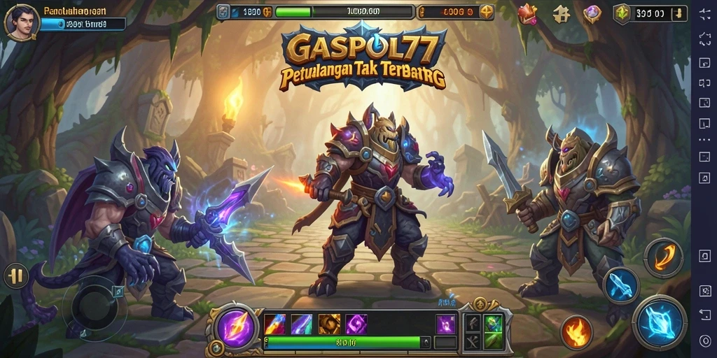 Gameplay seru di GASPOL77 dengan pertarungan ARPG yang menantang.