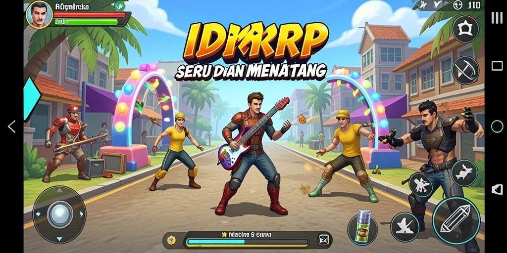 Screenshot IDRRP menampilkan gameplay seru dan menantang.