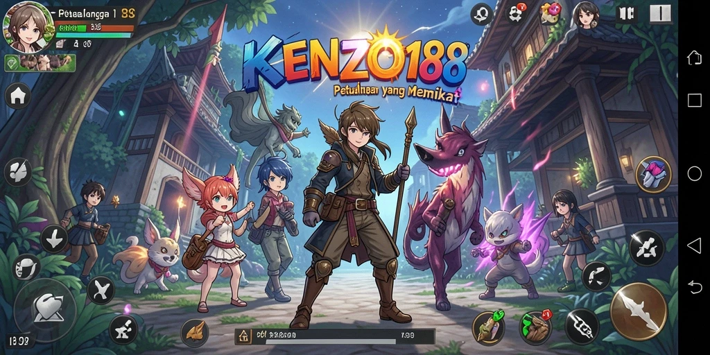 Gameplay menarik KENZO188 dengan karakter anime yang memukau.