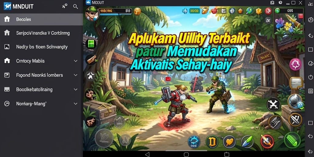 Screenshot aplikasi MNDUIT menampilkan antarmuka yang bersih dan fungsional.