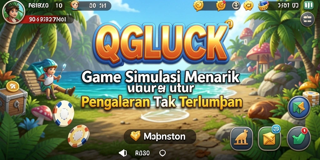 Tampilan menarik dari gameplay QGLUCK yang menggugah minat pemain.