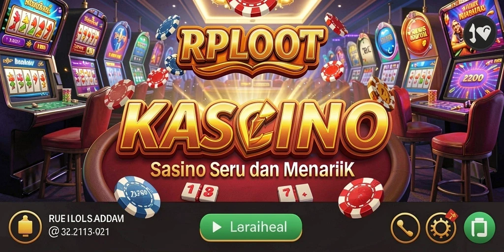 Tampilan mendebarkan dari gameplay Kasino di RPLOOT.