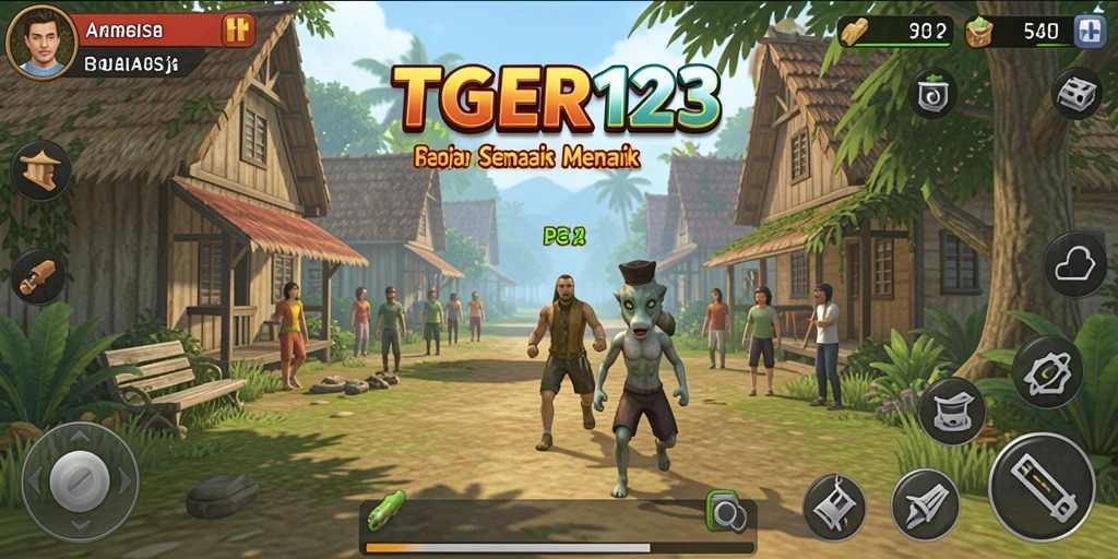 Screenshot menampilkan gameplay seru TGER123 dengan grafis yang memukau.