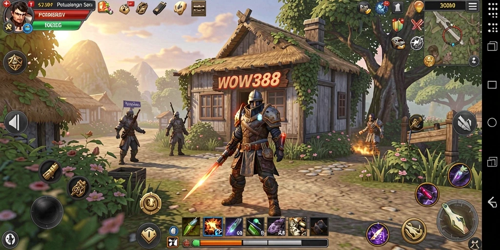 Gameplay seru di dunia RPG WOW388 yang memikat.